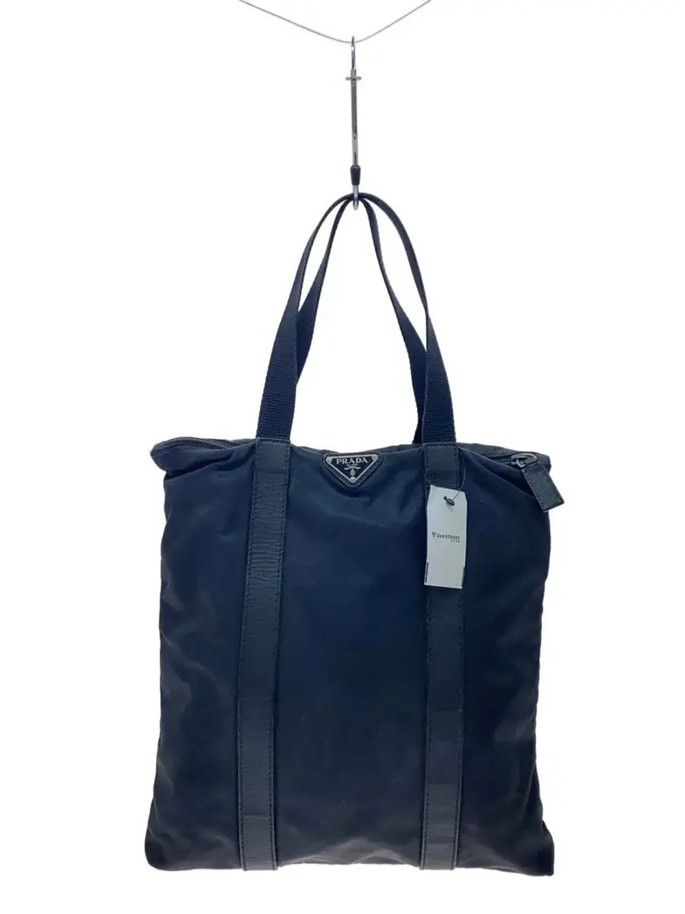 Prada Vela Tote Bag Black